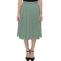 Mossy Green Folding Skater Skirt View1