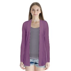 Medium Grape Drape Collar Cardigan by snowwhitegirl