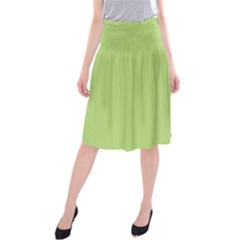 Grassy Green Midi Beach Skirt by snowwhitegirl