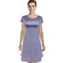 Grey Violet Cap Sleeve Nightdress View1