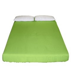 Minty Fitted Sheet (queen Size) by snowwhitegirl