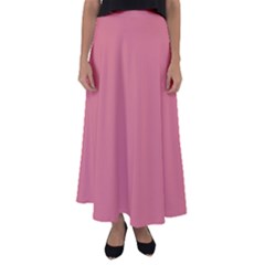 Pink Mauve Flared Maxi Skirt by snowwhitegirl