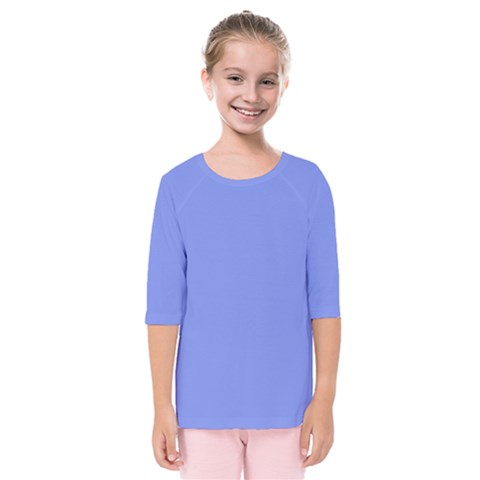 Lake Blue Kids  Quarter Sleeve Raglan Tee by snowwhitegirl