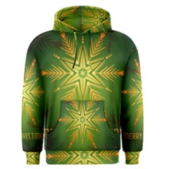 Christmas Snowflake Card E Card Men s Pullover Hoodie by Nexatart