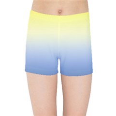 Sun Goes Down Kids Sports Shorts by jumpercat