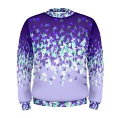 Purple Disintegrate Men s Sweatshirt by jumpercat