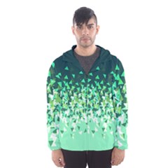 Green Disintegrate Hooded Wind Breaker (men) by jumpercat