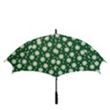 Daisy Dots Green Golf Umbrellas View3