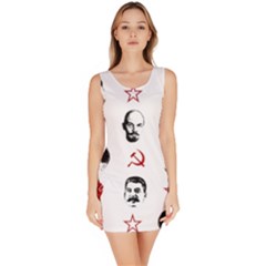 Communist Leaders Bodycon Dress by Valentinaart