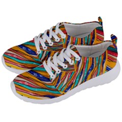 Fabric Texture Color Pattern Men s Lightweight Sports Shoes by Nexatart