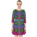 Meditative Abstract Temple Of Love And Meditation Smock Dress View1