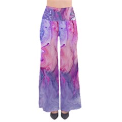 Marbled,ultraviolet,violet,purple,pink,blue,white,stone,marble,modern,trendy,beautiful Pants by NouveauDesign