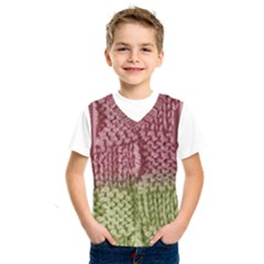 Knitted Wool Square Pink Green Kids  Sportswear by snowwhitegirl