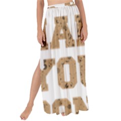 Work Hard Your Bones Maxi Chiffon Tie-up Sarong by Melcu