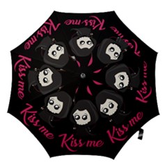 Cute Grim Reaper Hook Handle Umbrellas (large) by Valentinaart