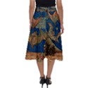 Bats Cubism Mosaic Vintage Perfect Length Midi Skirt View2