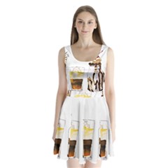 Coffee And Milkshakes Split Back Mini Dress  by KuriSweets