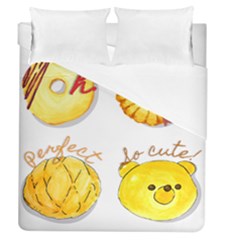 Cute Bread Duvet Cover (queen Size) by KuriSweets