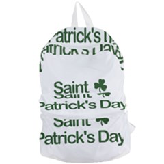  St  Patricks Day  Foldable Lightweight Backpack by Valentinaart