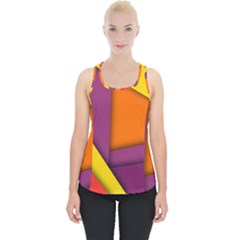 Background Abstract Piece Up Tank Top by Nexatart