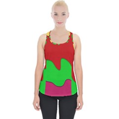 Liquid Forms Water Background Piece Up Tank Top by Nexatart