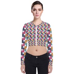 Background Abstract Geometric Bomber Jacket by Nexatart