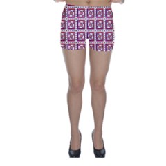 Background Abstract Square Skinny Shorts by Nexatart