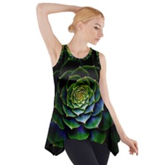 Nature Desktop Flora Color Pattern Side Drop Tank Tunic by Nexatart