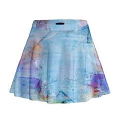 Background Art Abstract Watercolor Mini Flare Skirt by Nexatart