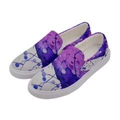 Art Painting Abstract Spots Women s Canvas Slip Ons by Nexatart