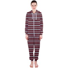 Indian Stripes Hooded Jumpsuit (ladies)  by jumpercat