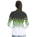 Flat Tech Camouflage Reverse Green Drape Collar Cardigan View2