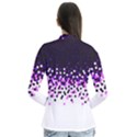 Flat Tech Camouflage Reverse Purple Drape Collar Cardigan View2