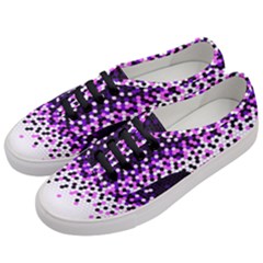 Flat Tech Camouflage Reverse Purple Women s Classic Low Top Sneakers by jumpercat