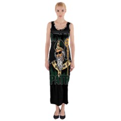  St  Patricks Day  Fitted Maxi Dress by Valentinaart