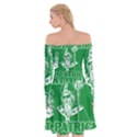  St. Patricks day  Off Shoulder Skater Dress View2