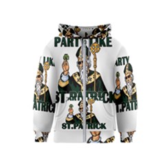  St  Patricks Day  Kids  Zipper Hoodie by Valentinaart