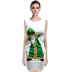  St  Patrick  Dabbing Classic Sleeveless Midi Dress by Valentinaart