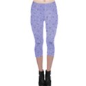 Dot Blue Capri Leggings  View1