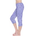 Dot Blue Capri Leggings  View3