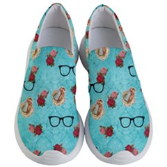 Vintage Glasses Blue Women s Lightweight Slip Ons by snowwhitegirl