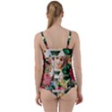 Little Girl Victorian Collage Twist Front Tankini Set View2