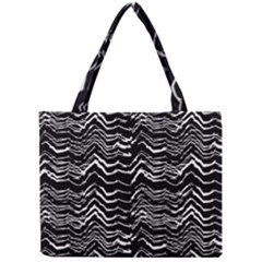 Dark Abstract Pattern Mini Tote Bag by dflcprints