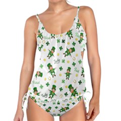 St Patricks Day Pattern Tankini Set by Valentinaart