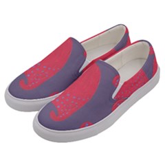 Lollipop Attacked By Hearts Men s Canvas Slip Ons by snowwhitegirl