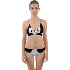 Panda  Wrap Around Bikini Set by Valentinaart