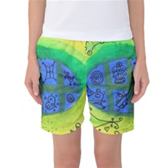 Window Egg Women s Basketball Shorts by snowwhitegirl