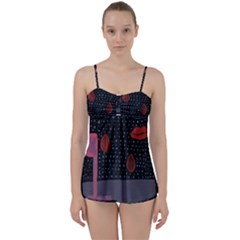 Lips Babydoll Tankini Set by snowwhitegirl