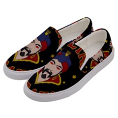 Zoltar Speaks Men s Canvas Slip Ons by Valentinaart