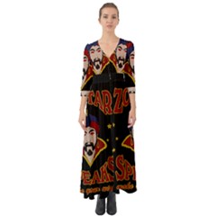 Zoltar Speaks Button Up Boho Maxi Dress by Valentinaart